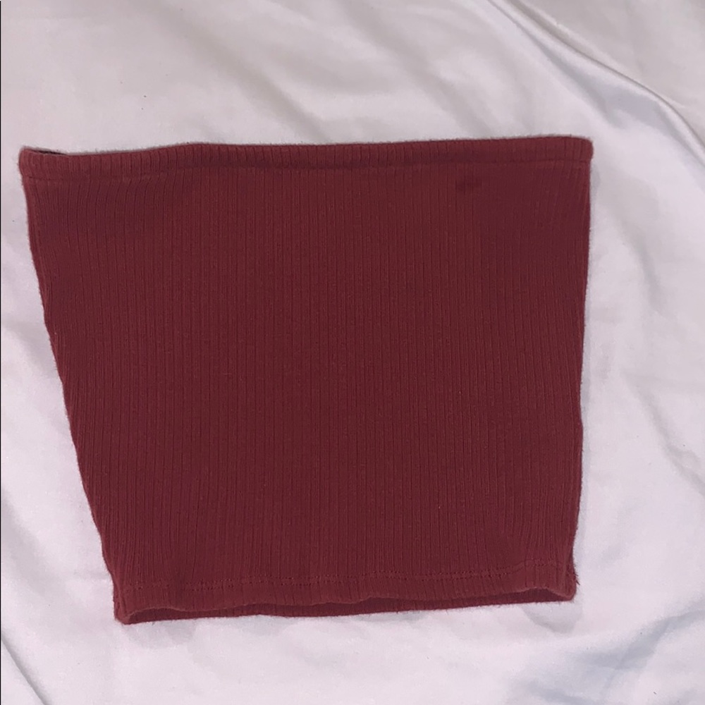 Ribbed tube top
